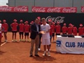 77) Javier García Peris, subcampeón infantil de España en individual y dobles. 