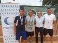 86) Daniel Teijeiro y Francisco Lacoba, campeones de dobles del Campeonato de Veteranos de Valencia.