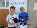 129) Iván Sánchez y Alba Benedito, campeones benjamines del Jordytour de Agosto de Masía Tenis Club.