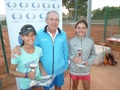 150) Jorge Laguna y Claudia Barjau, campeones alevines del Jordytour de Otoño de Masía Tenis Club.