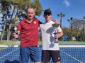 Mateo Aucejo, campeón de Plata del Open de Australia. Alberto Chisvert, subcampeón.