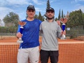 Óscar Gurrea, campeón de Diamante de Roland Garros. José Manuel Marín, subcampeón.