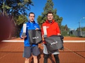David Ballester, campeón de Platino de Roland Garros. Ramón Serrano, subcampeón.