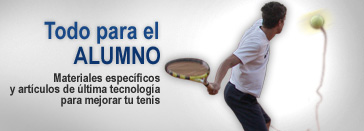 Todo para el alumno. Artículos profesionales para mejorar tu tenis.