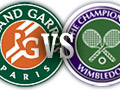 Roland Garros VS. Wimbledon
