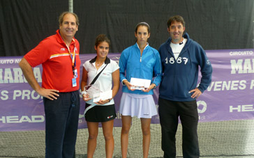 09. María José Luque y María Martínez llegaron a la gran final del Masters 2011.
