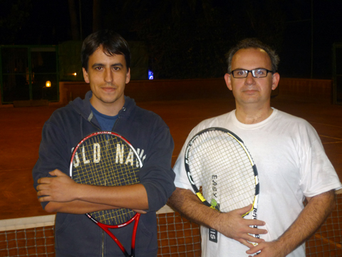 Pablo Fernández y Paco Diana, dos debutantes de lujo en el juegatenis tour.
