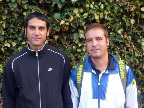 Andrés Cruañes y Miguel Alamar, dos excelentes técnicos y mejores personas que vinieron desde Gandía.