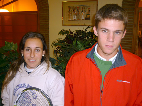 Cristina Prima y Pablo Montoro, profesores de Aene Tennis, fueron dos grandes entre grandes.