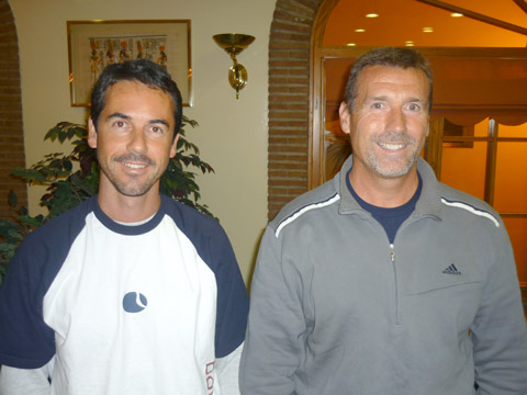 Óscar Boix y Antonio Montaner, dos figuras del tenis integrantes de Boix Team.