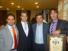 Juan Ángel Alvariño, Juan Salvador, Emilio Sánchez Vicario y David Castelló.