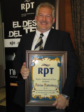 Adrian Rattenbury, presidente European Registry of Tennis Professionals.