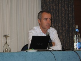 David Serrahima, director comercial y de marketing de Octagon España, en su ponencia El tenis como acción de marketing en España.