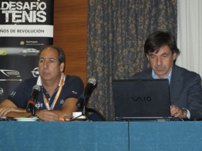 Emilio Sánchez Vicario, junto a Luis Mediero, hablando sobre el presente y el futuro del tenis español.